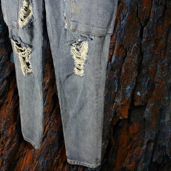 CARMAR High Rise Cargo Jeans Size 26 - Picture 7 of 16